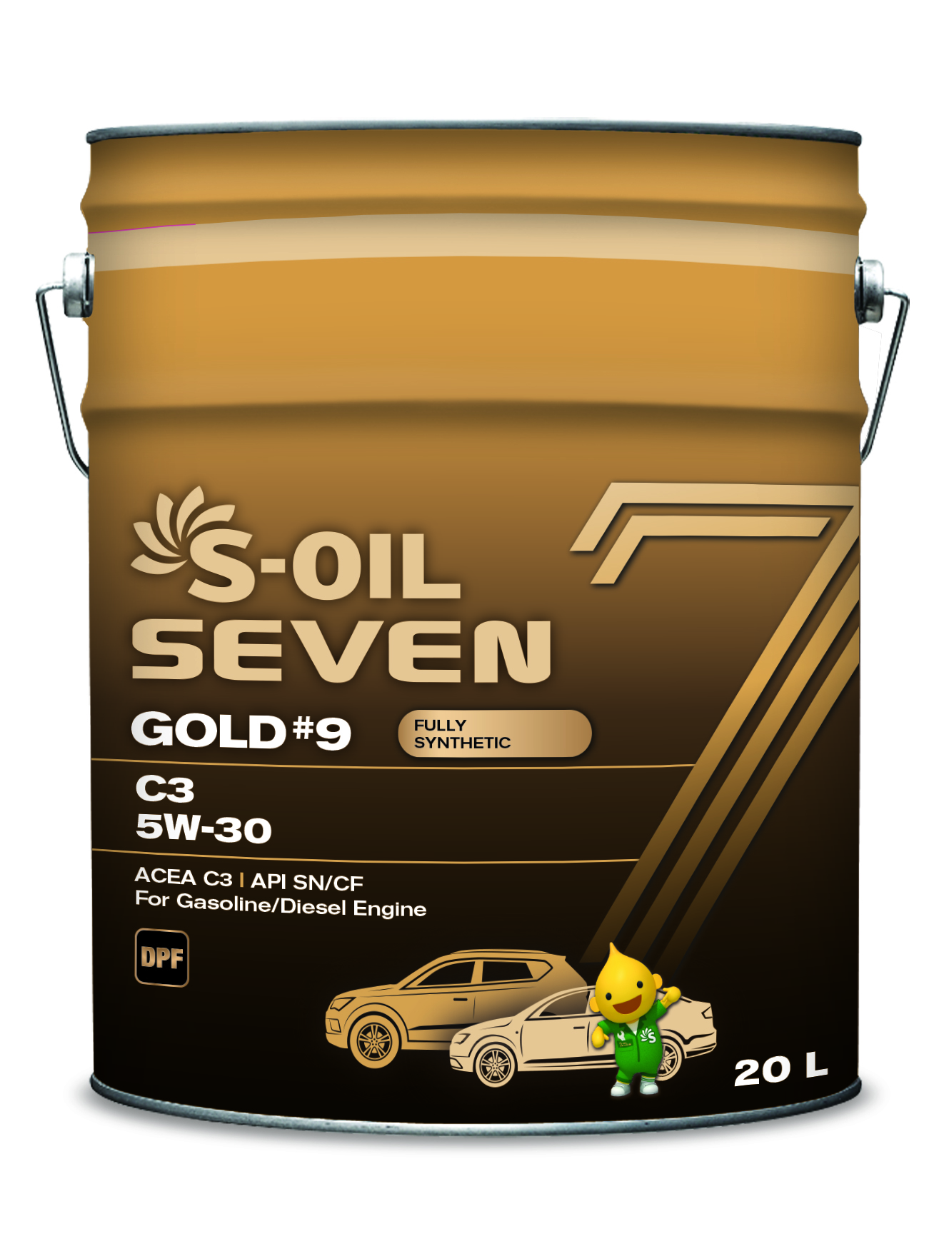 S-OIL 7 GOLD #9 C3 5W-30, 20л