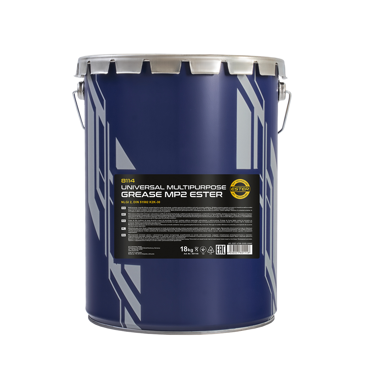 MANNOL 8027(8114) Universal Multipurpose Grease MP2, 18кг