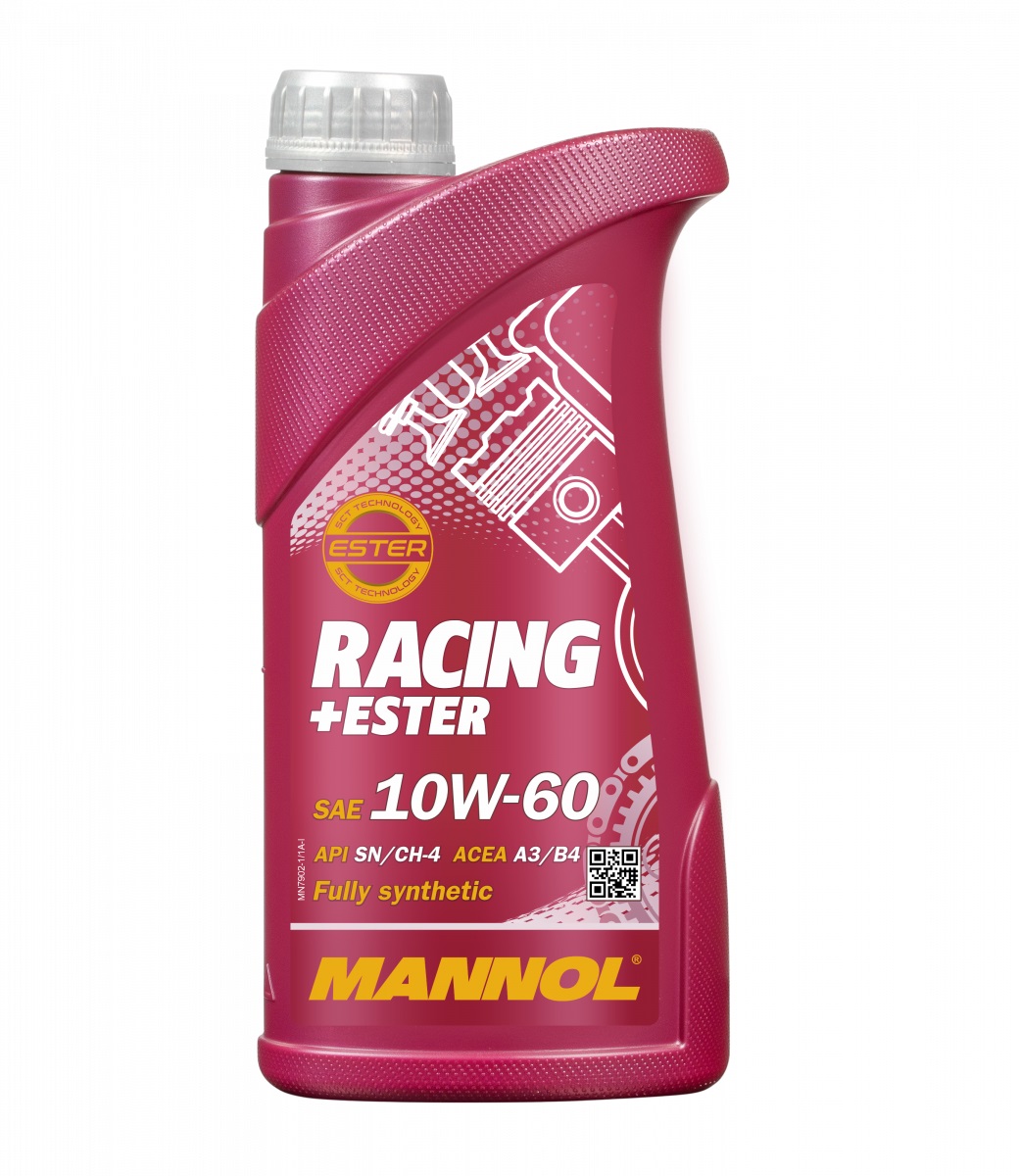 MANNOL 7902 Racing PAO + Ester 10W-60, 1л