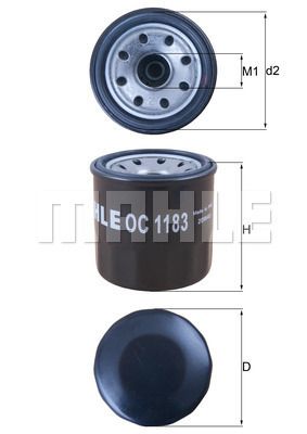 Knecht OC 1183 фильтр масляный (W 6018)