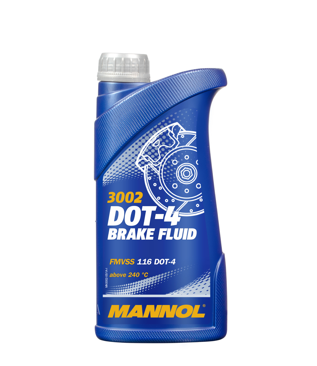 MANNOL 3002 Brake Fluid DOT-4, 455гр