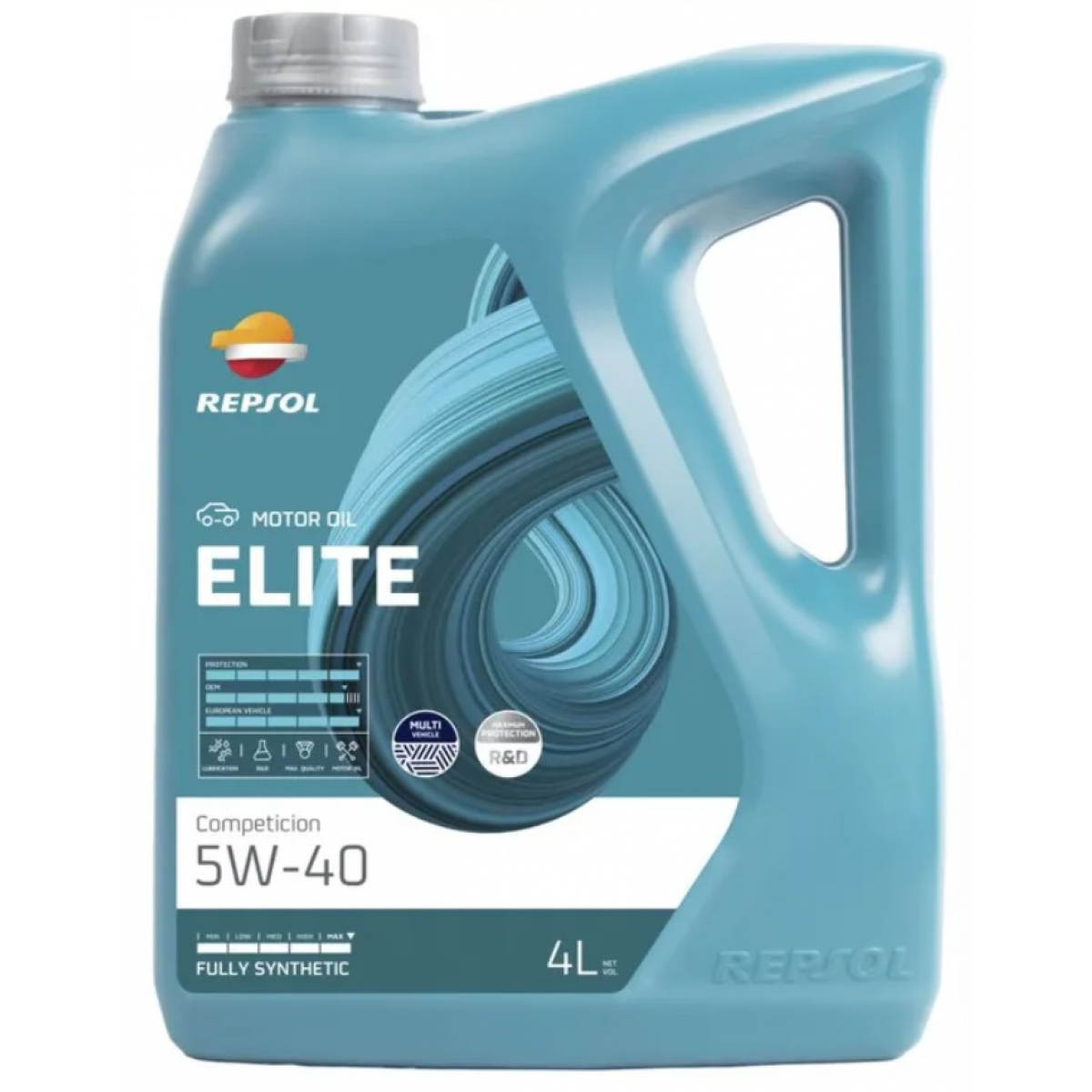 REPSOL ELITE COMPETICION 5W40, 4л