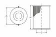 SCT SH4790 Фильтр масляный (HU 710 x)