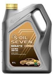 S-OIL 7 GOLD #9 A3/B4 5W-30, 5л
