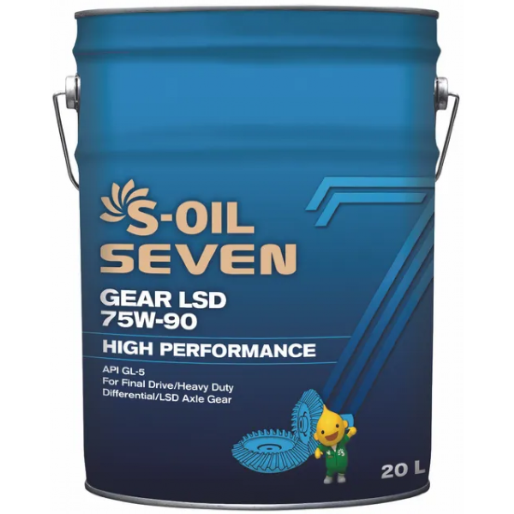 S-OIL 7 GEAR LSD 75W90 GL-5 (20л)