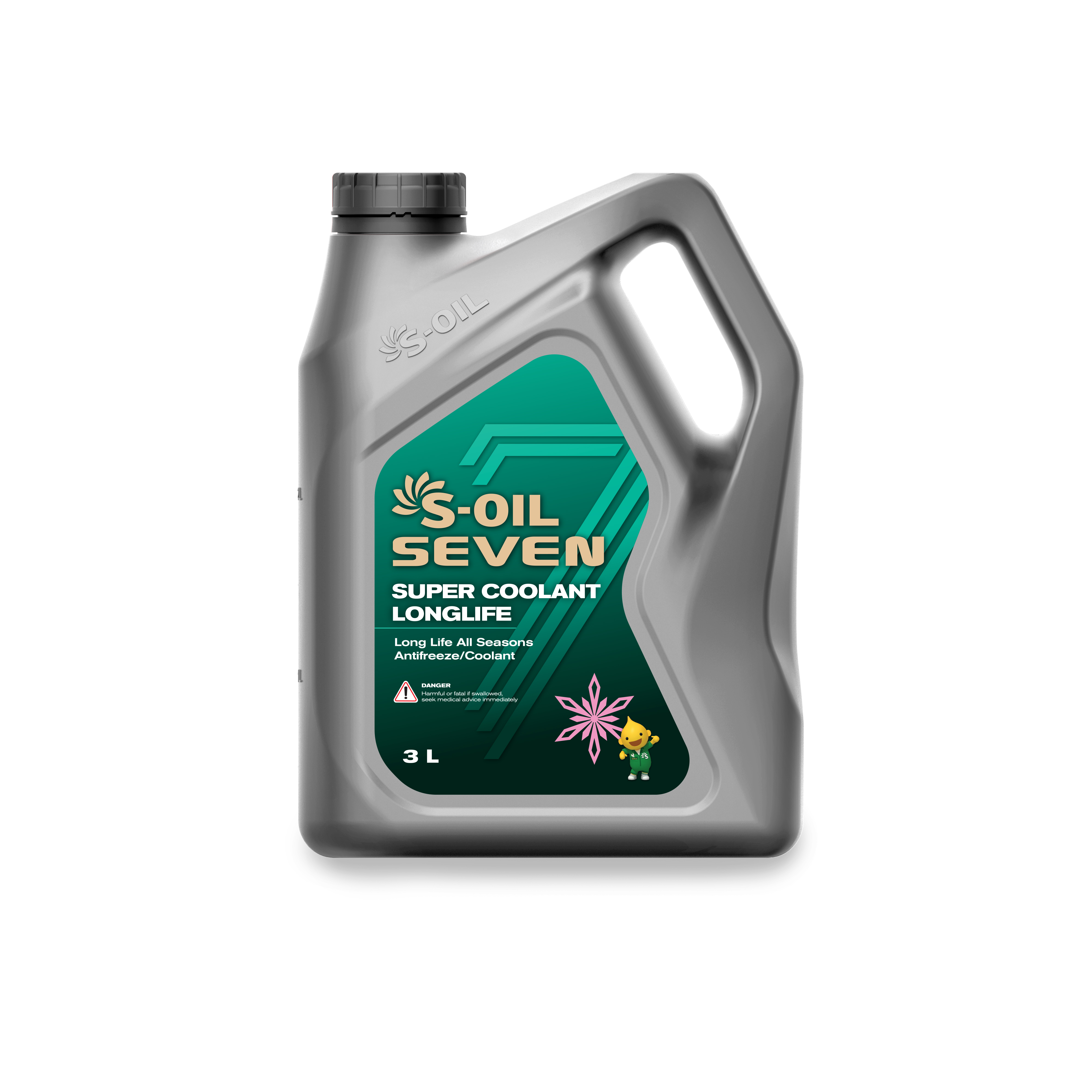S-OIL 7 SUPER COOLANT LL концентрат красный, 3л