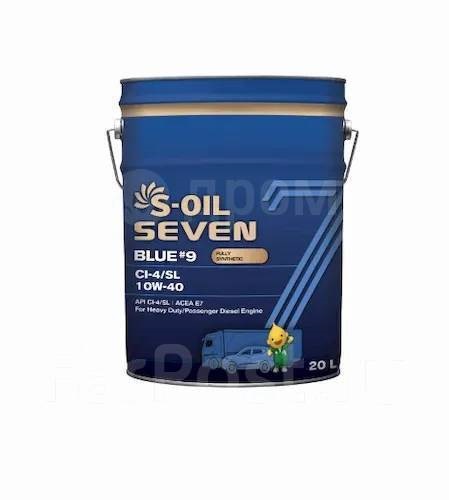 S-OIL 7 BLUE #9 CI-4/SL 10W-40, 20л