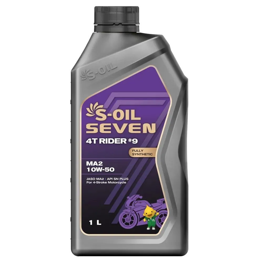 S-OIL 7 4T RIDER #9 SN/MA2 10W-50, 1л