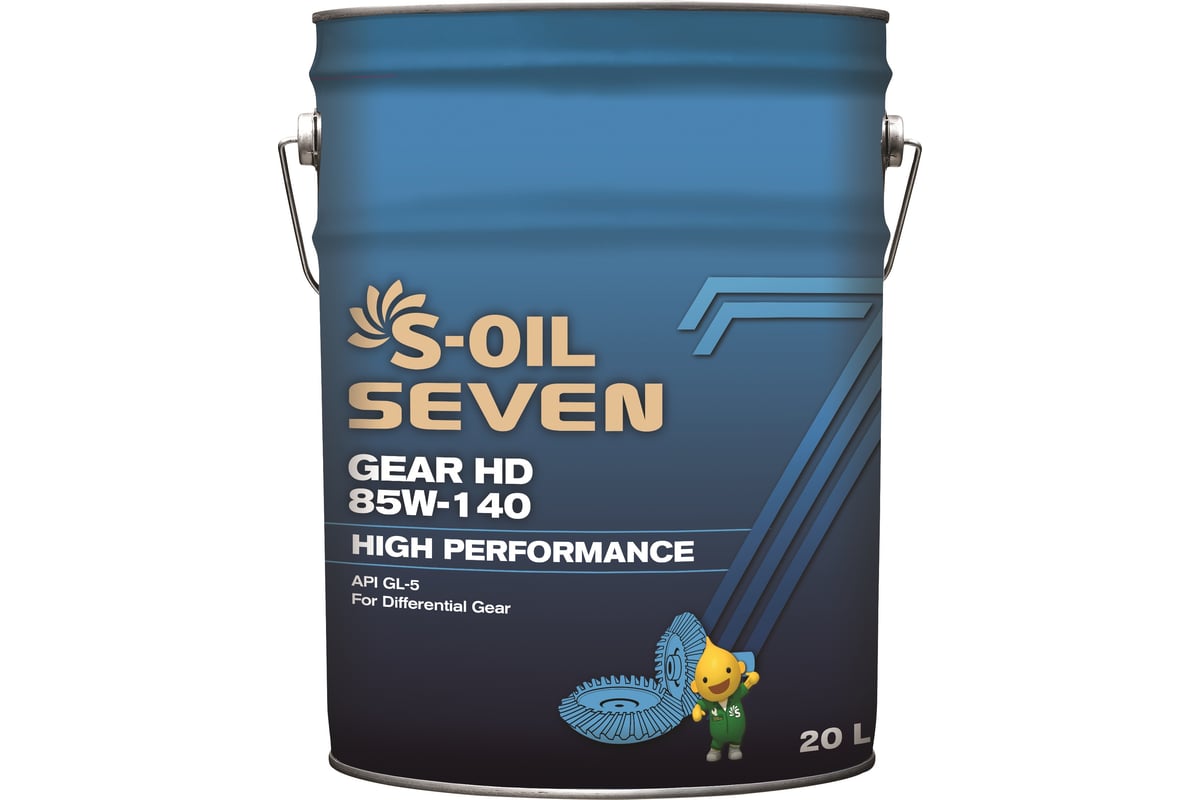 S-OIL 7 GEAR HD 85W140 GL-5 (20л)