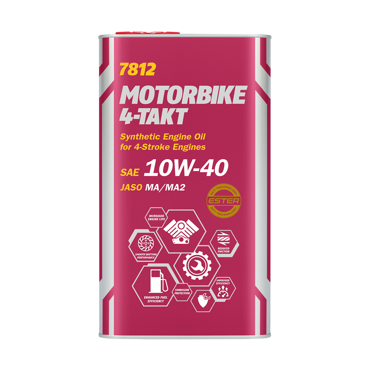 MANNOL 7812 4-Takt Motorbike 10W-40, 4л