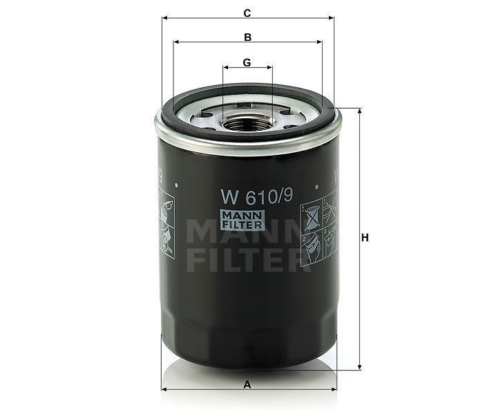 MANN W 610/9