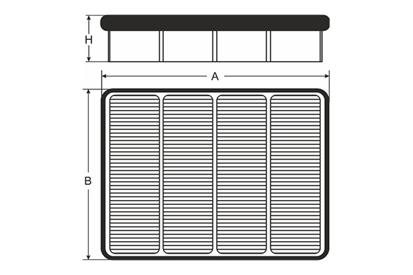SCT SB2413 Фильтр воздушный LAND CRUISER PRADO 2.8 D-4D 15-