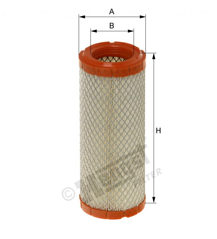 Фильтр воздушный Hengst E816L (C 1196/2)