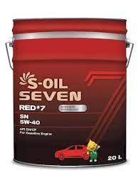 S-OIL 7 RED #7 SN 5W-40, 20л