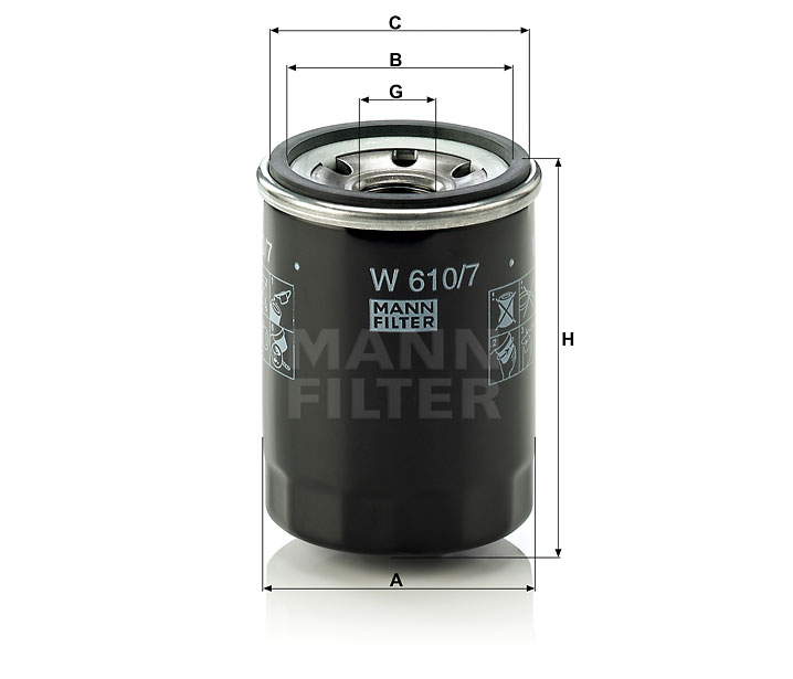 MANN W 610/7
