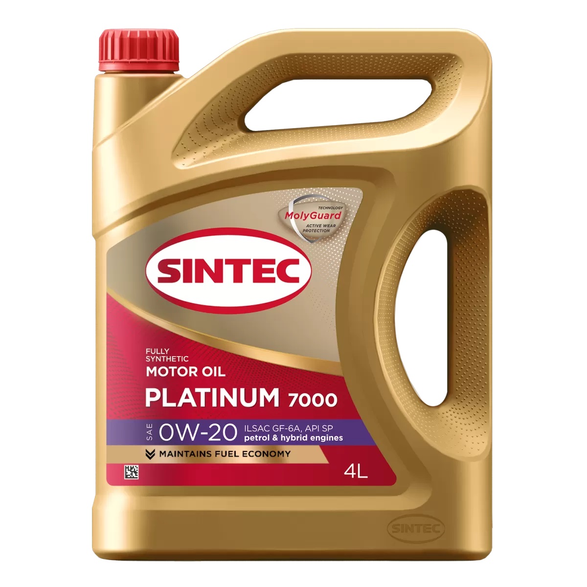 SINTEC Platinum 7000 синт 0W20 ILSAC GF-6, API SP, 4л