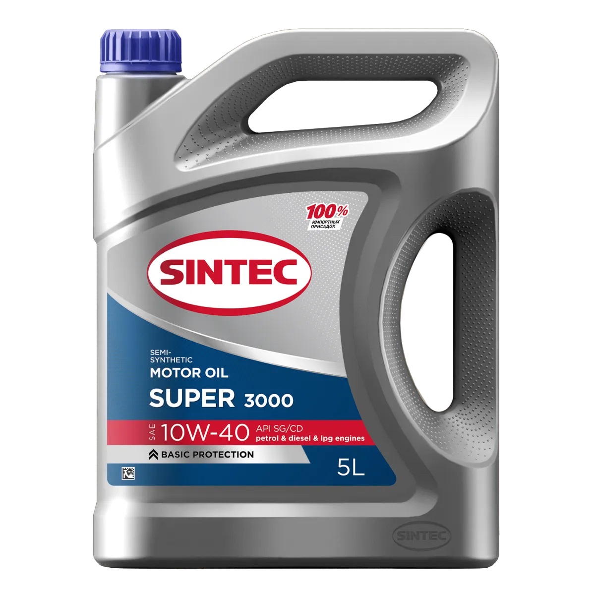 SINTEC Супер 3000 п/с 10W40 API SG/CD, 5л