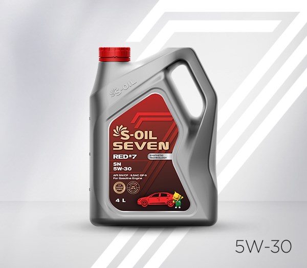 S-OIL 7 RED #7 SN 5W-30, 4л