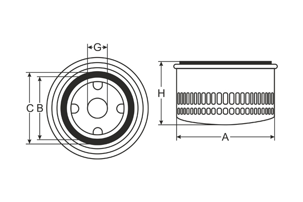 SCT SM101 Фильтр масляный (W 914/2, GB-102M)