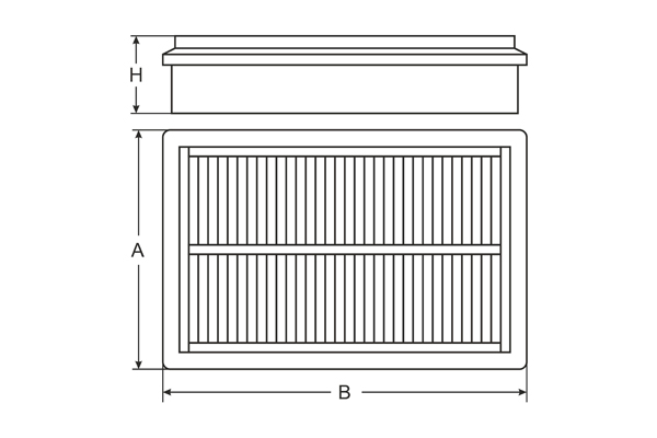 SCT SB200 Фильтр Воздушный (C 2535)