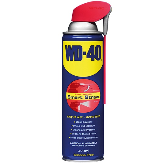 Проникающая смазка "WD-40" 420мл, с трубочкой