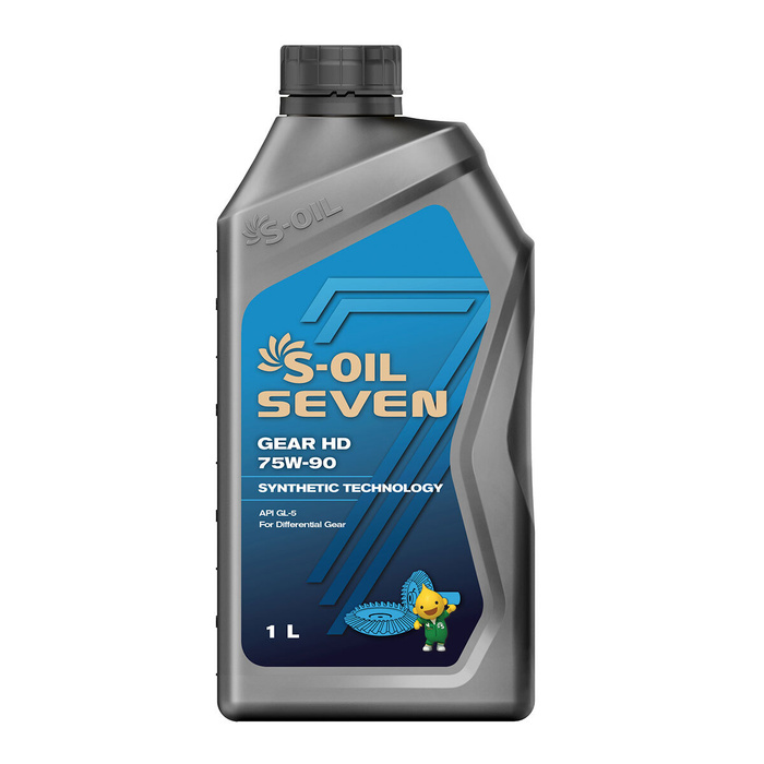 S-OIL 7 GEAR HD 75W-90 GL-5, 1л