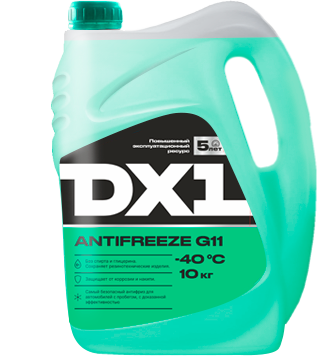 Антифриз -40 /G-11 зеленый/ DX1, 10 кг