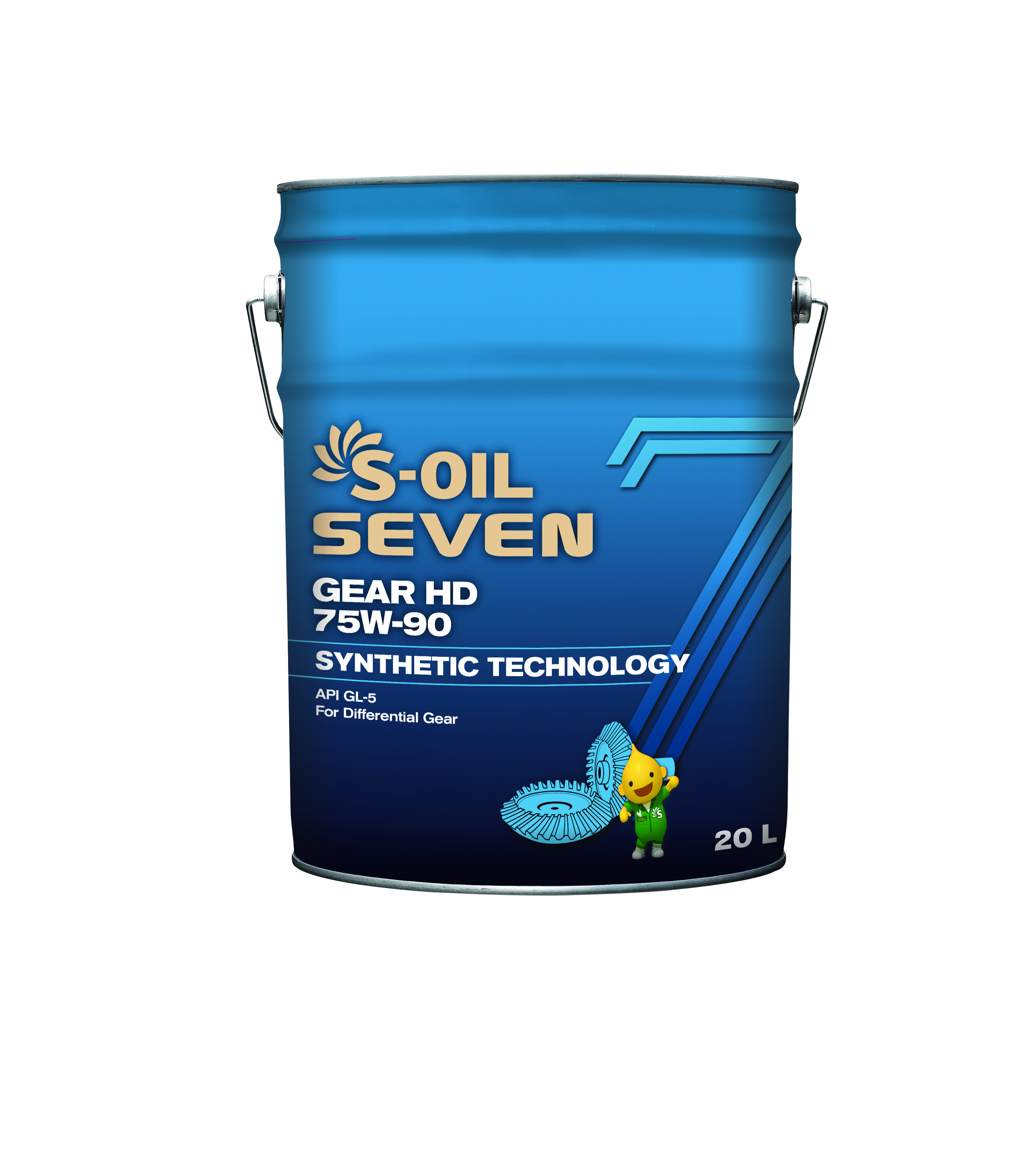 S-OIL 7 GEAR HD 75W-90 GL-5, 20л