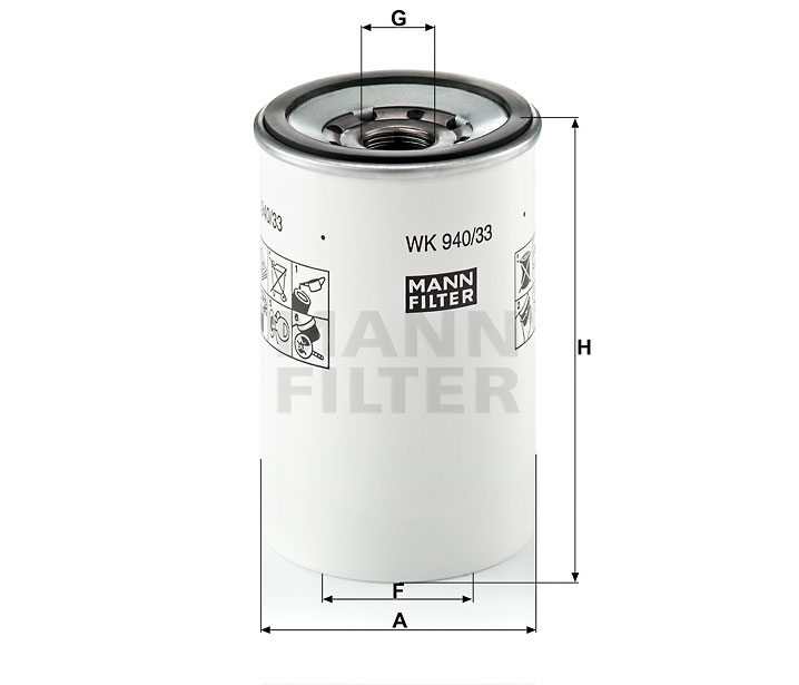 MANN WK 940/33 X
