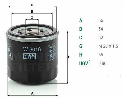 MANN W 6018