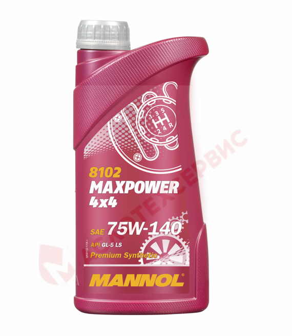 MANNOL 8102 Maxpower LS 75W-140 GL-5, 1л